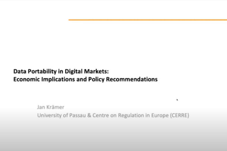Vortrag Data Portability in Digital Markets
