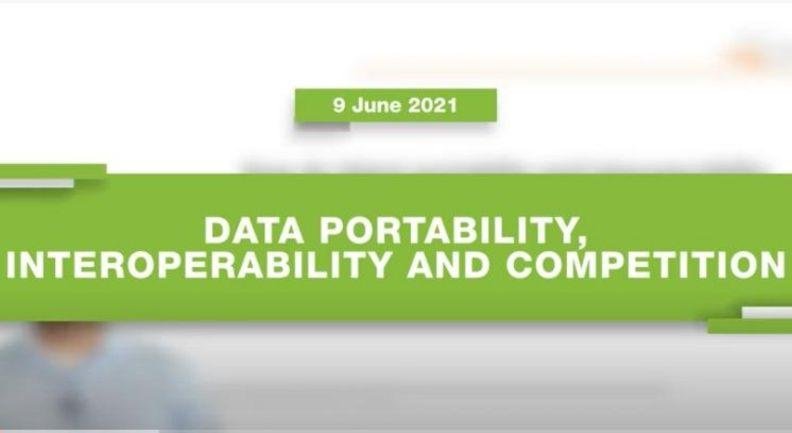 OECD 09.06.2021: Data portability, interoperability and competition