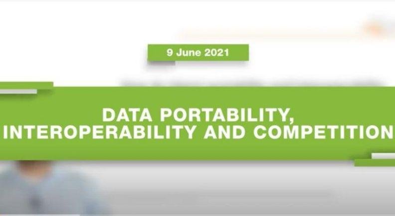 OECD 09.06.2021: Data portability, interoperability and competition